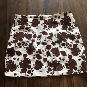 Rue 21 Cow print Skirt Size M
